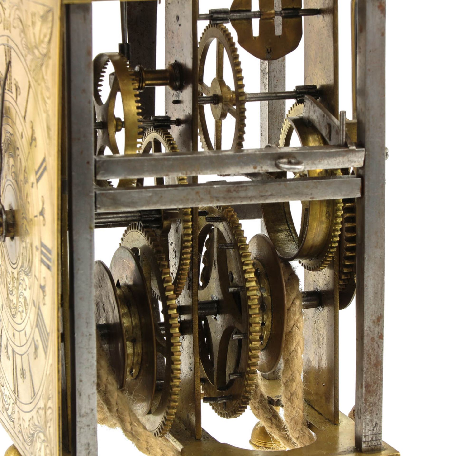 An 18th Century Italian Lantern Clock - Bild 6 aus 9