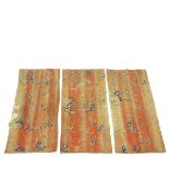 A Collection of 3 Chinese Silk Embroidered Textiles