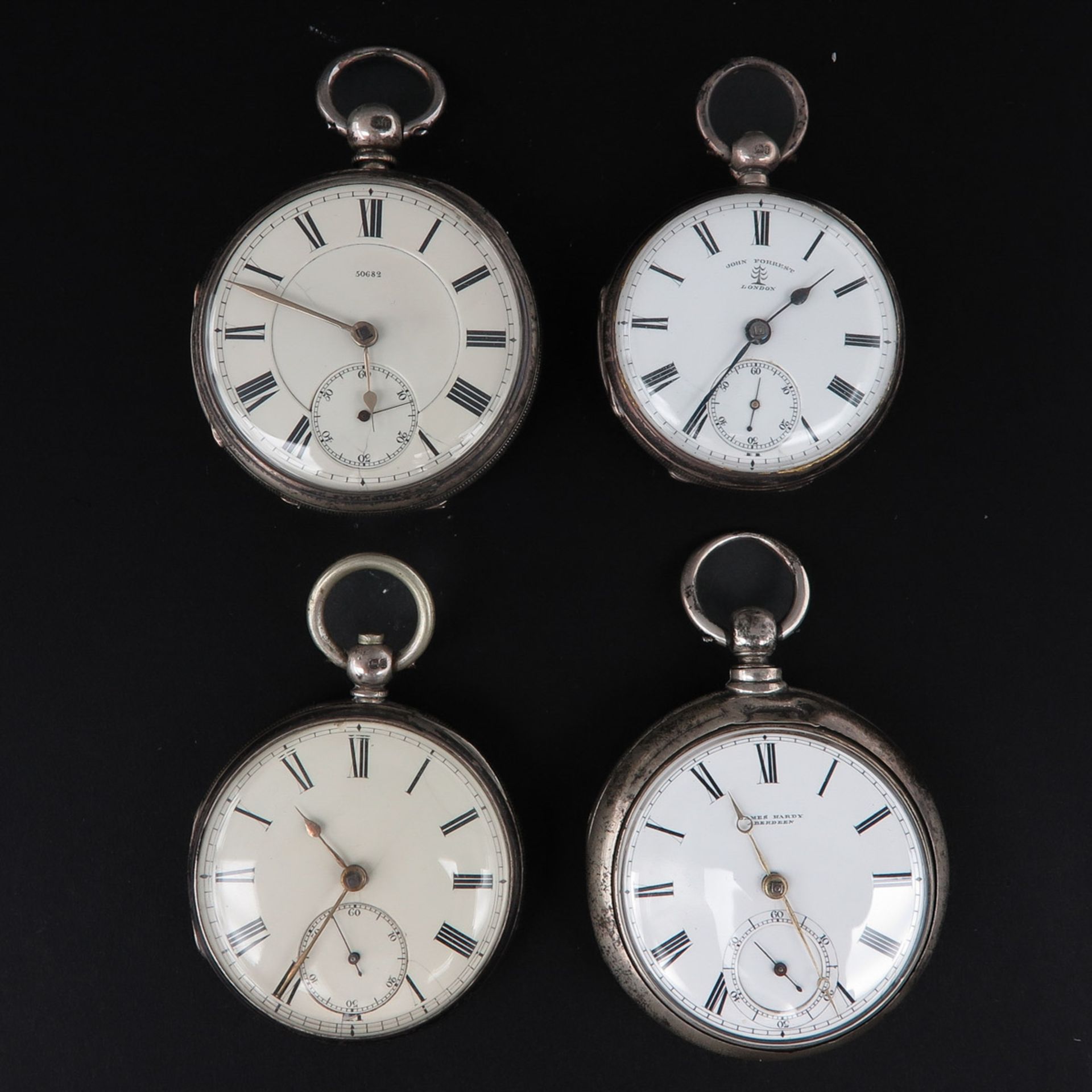 A Collection of 4 Pocket Watches