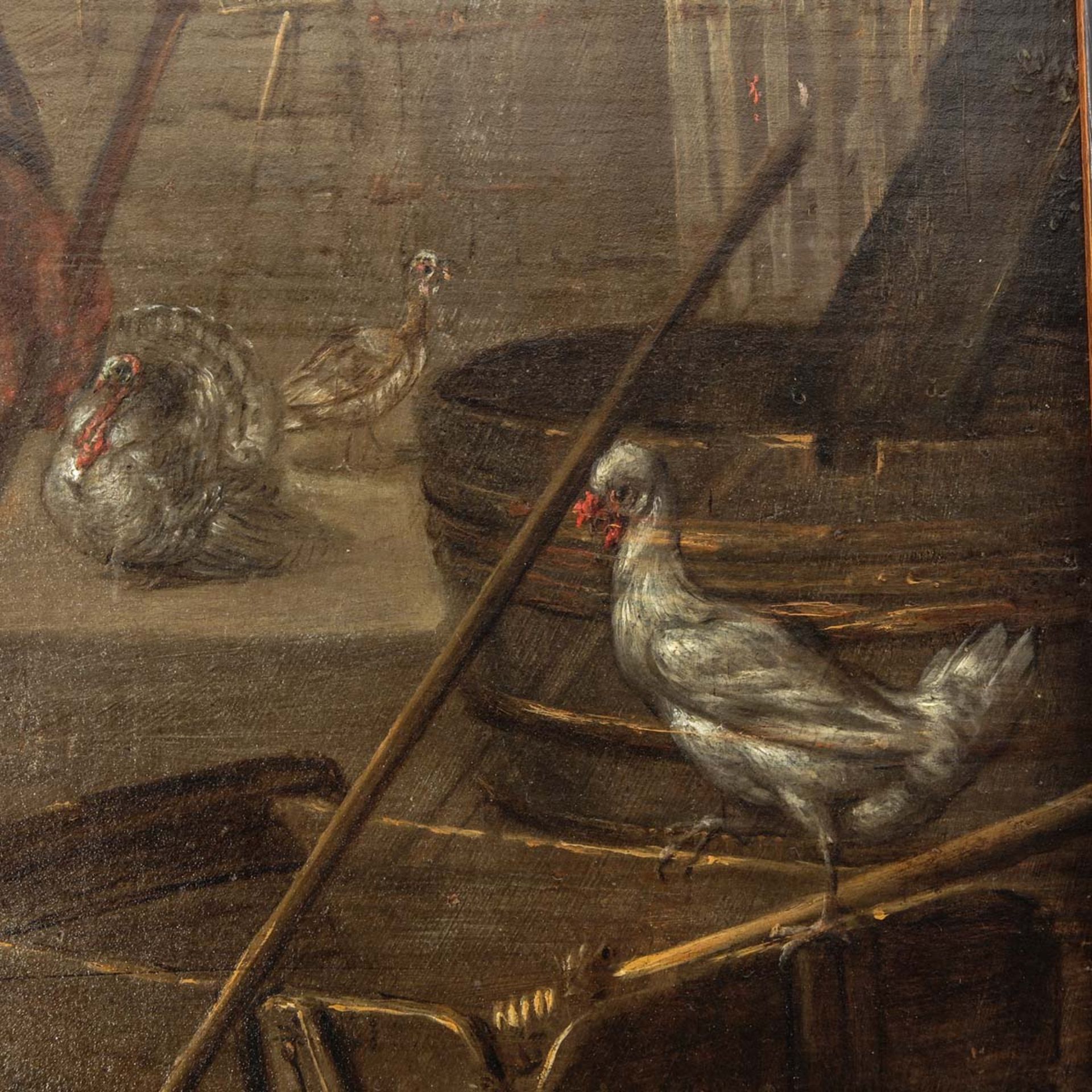 A 17th - 18th Century Oil on Panel - Bild 5 aus 6