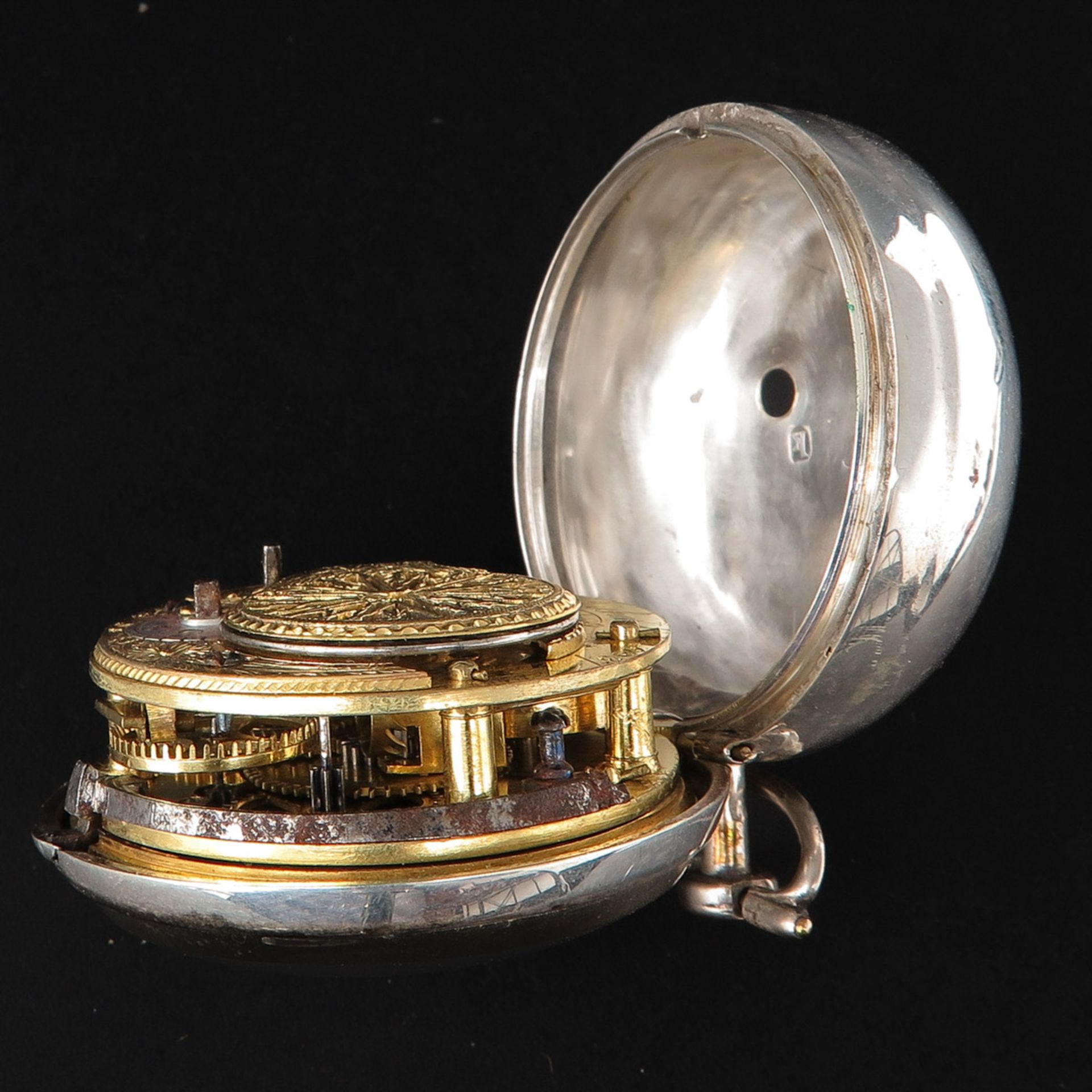 An 18th Century English Silver Pocket Watch - Bild 8 aus 8