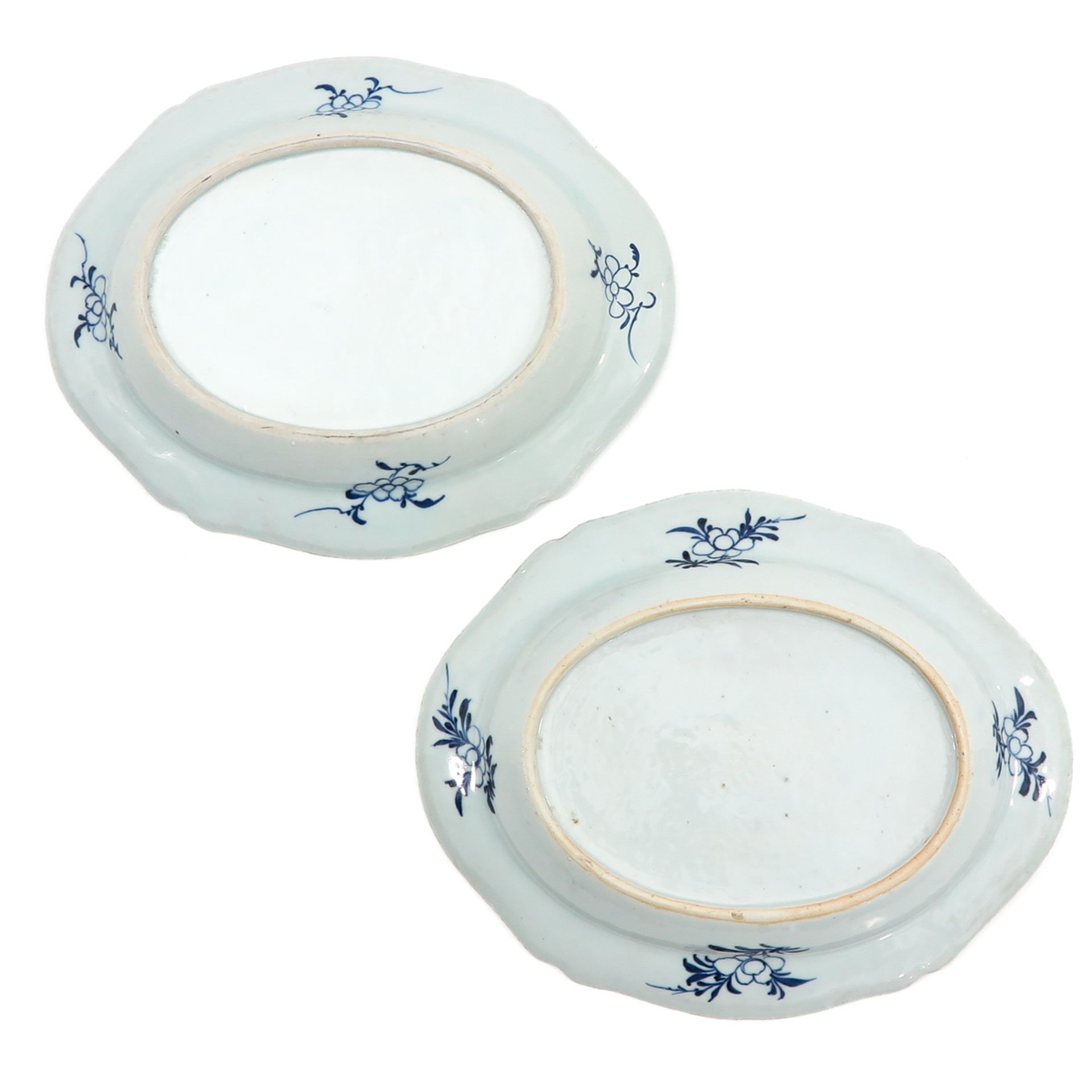 A Pair of Blue and White Serving Trays - Image 2 of 9