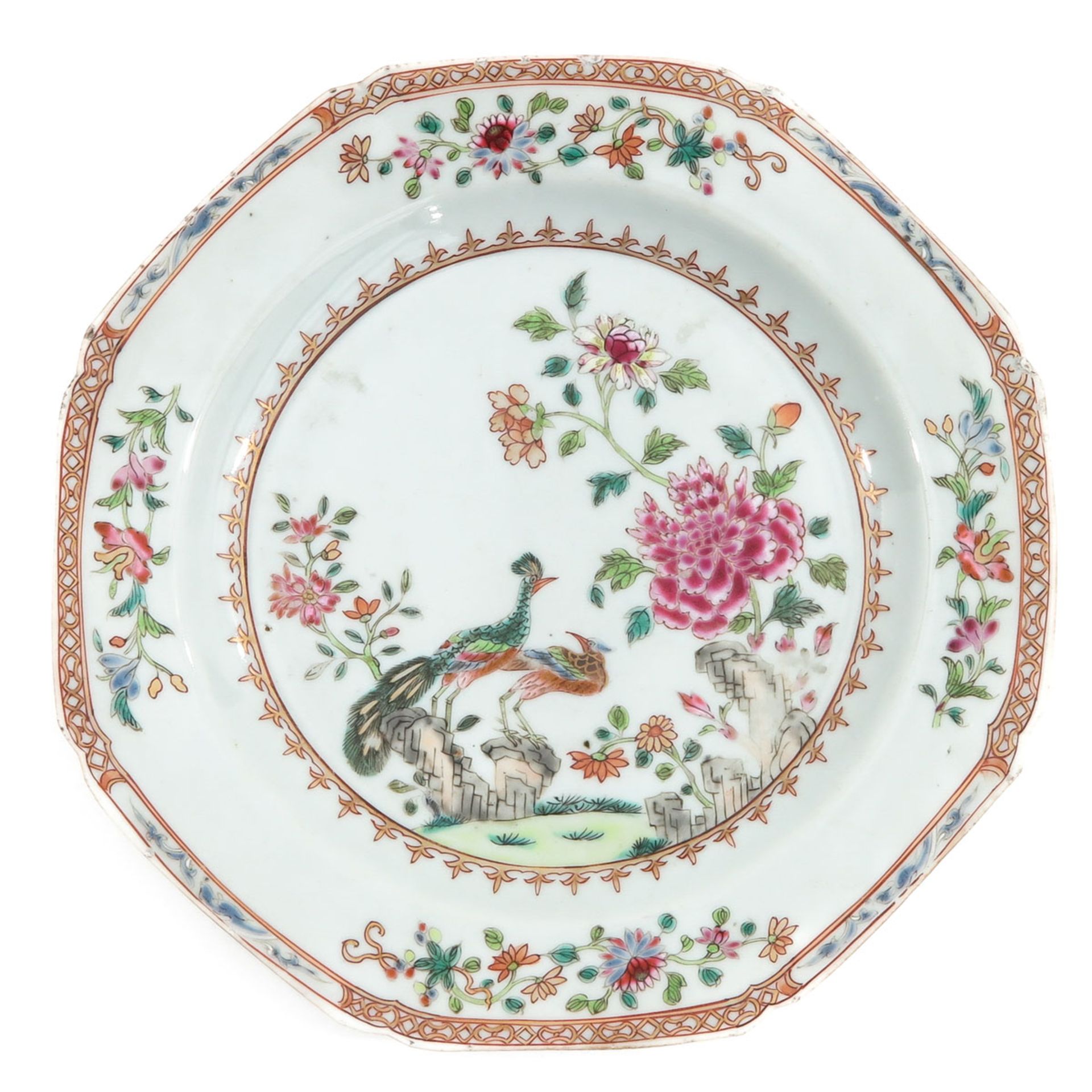 A Collection of 3 Famille Rose Plates - Image 7 of 10