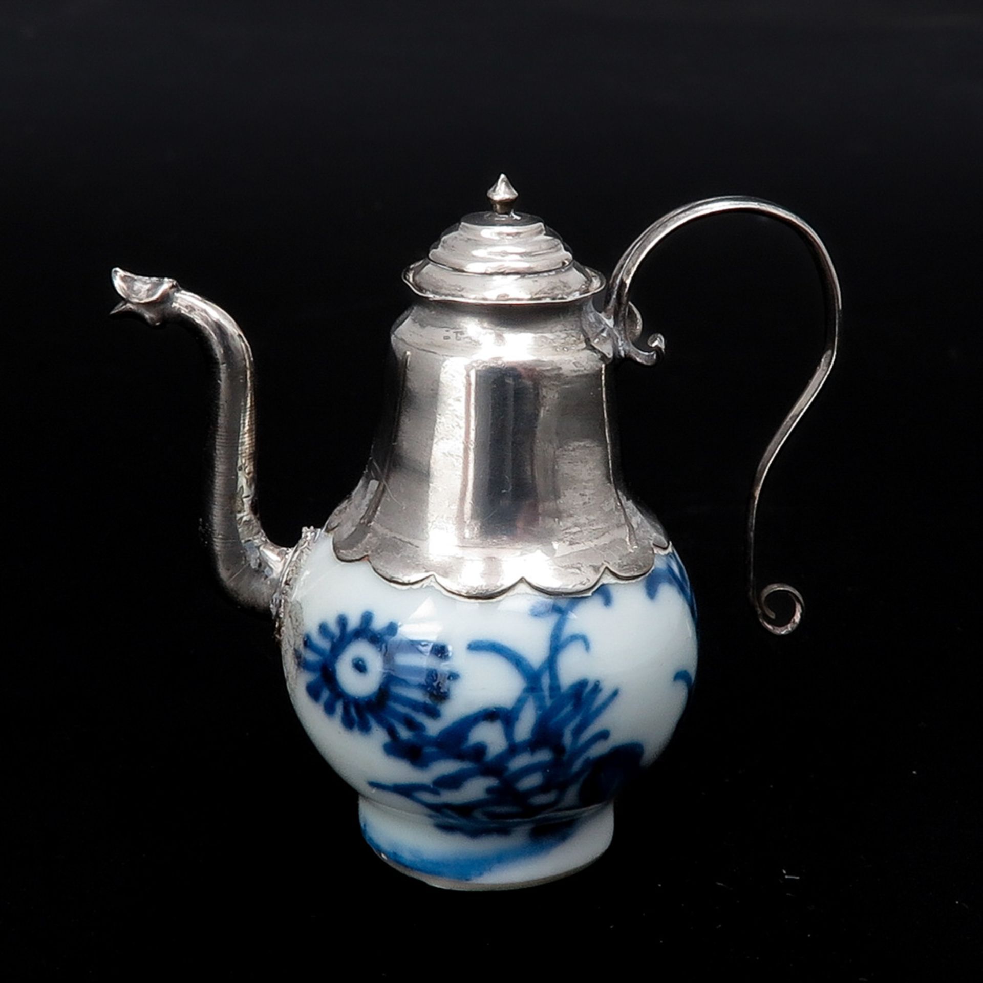 An 18th Century Miniature Chinese Porcelain Teapot