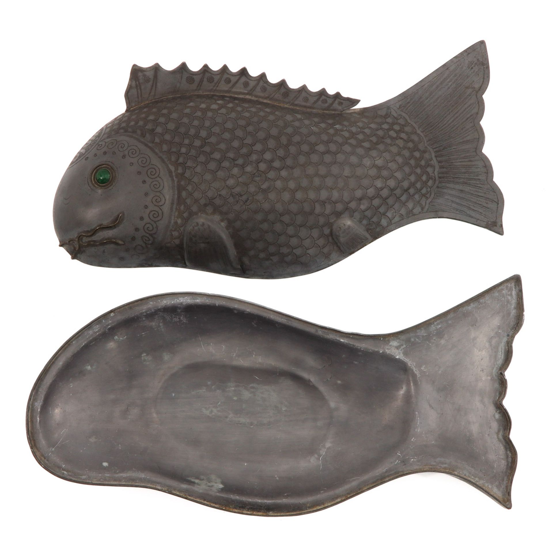 A Pewter Fish - Image 3 of 9