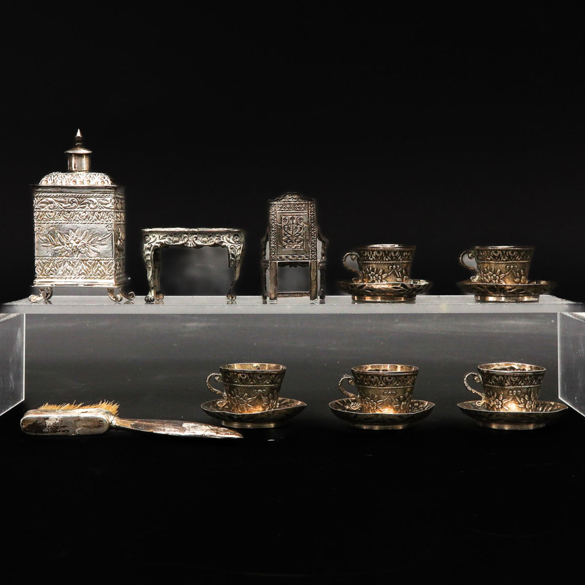 A Collection of Miniature Silver - Bild 3 aus 9