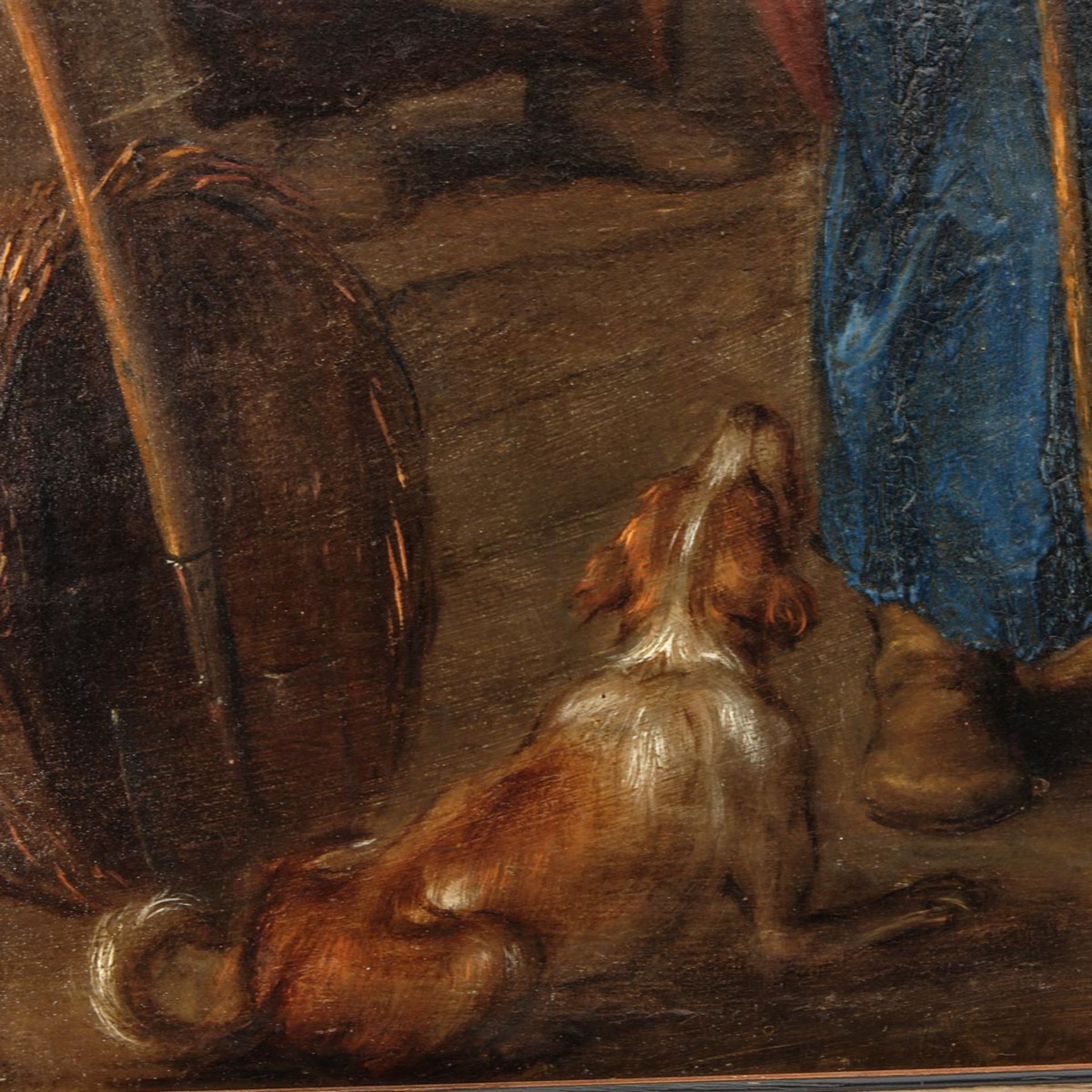 A 17th - 18th Century Oil on Panel - Bild 6 aus 6