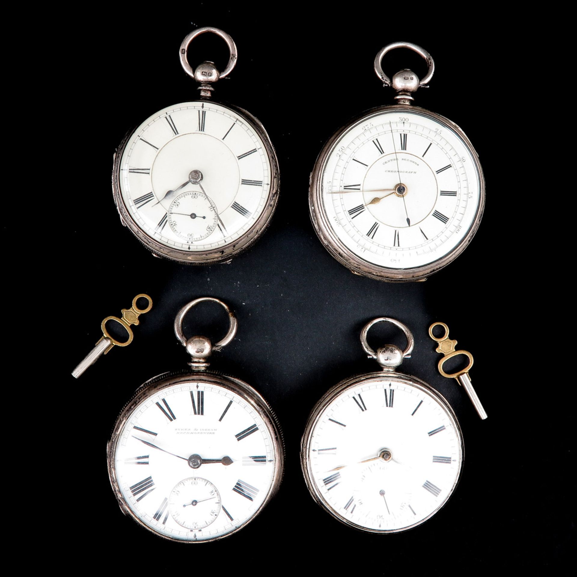 A Collection of 4 Pocket Watches