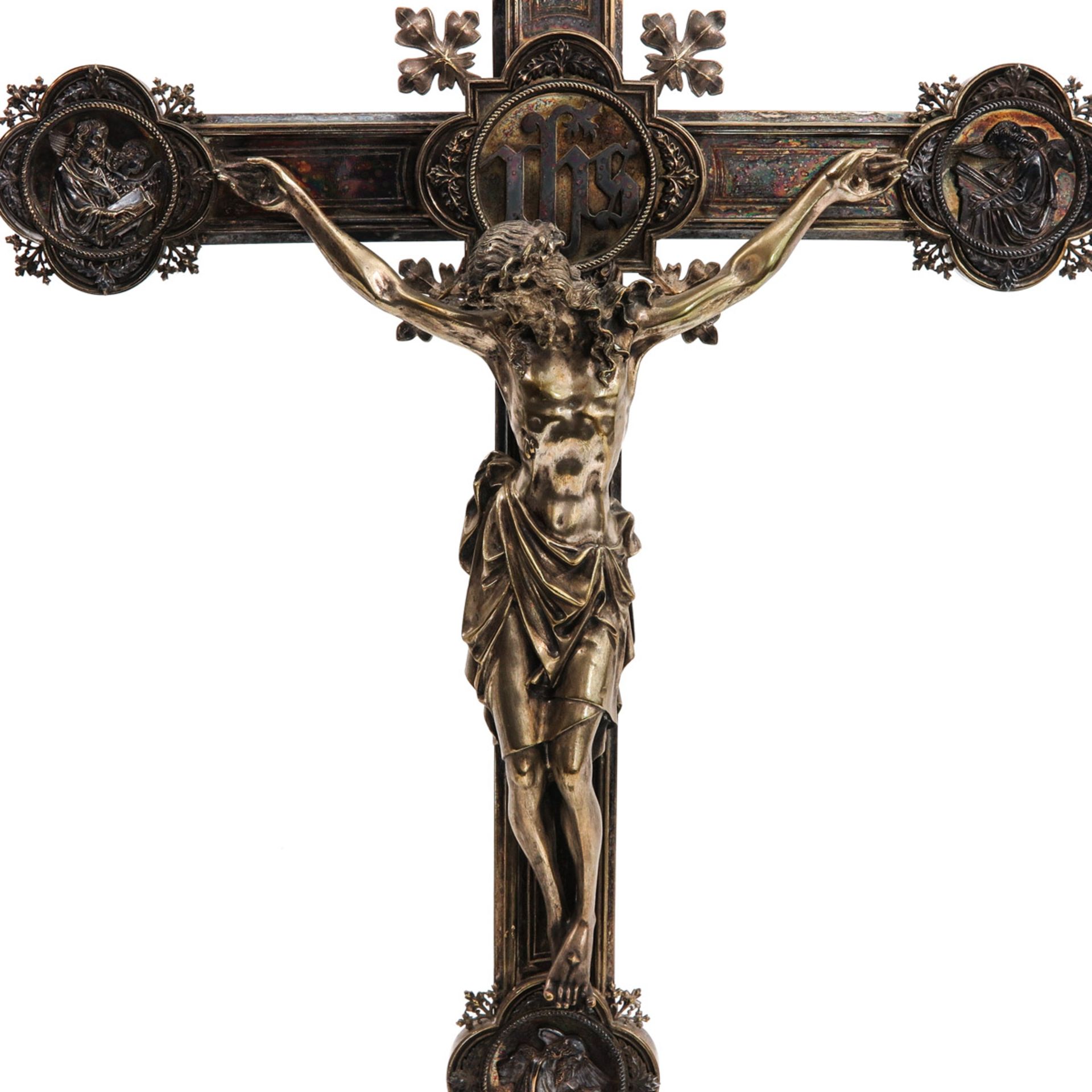 An Altar Cross and 9 Candlesticks - Bild 8 aus 9