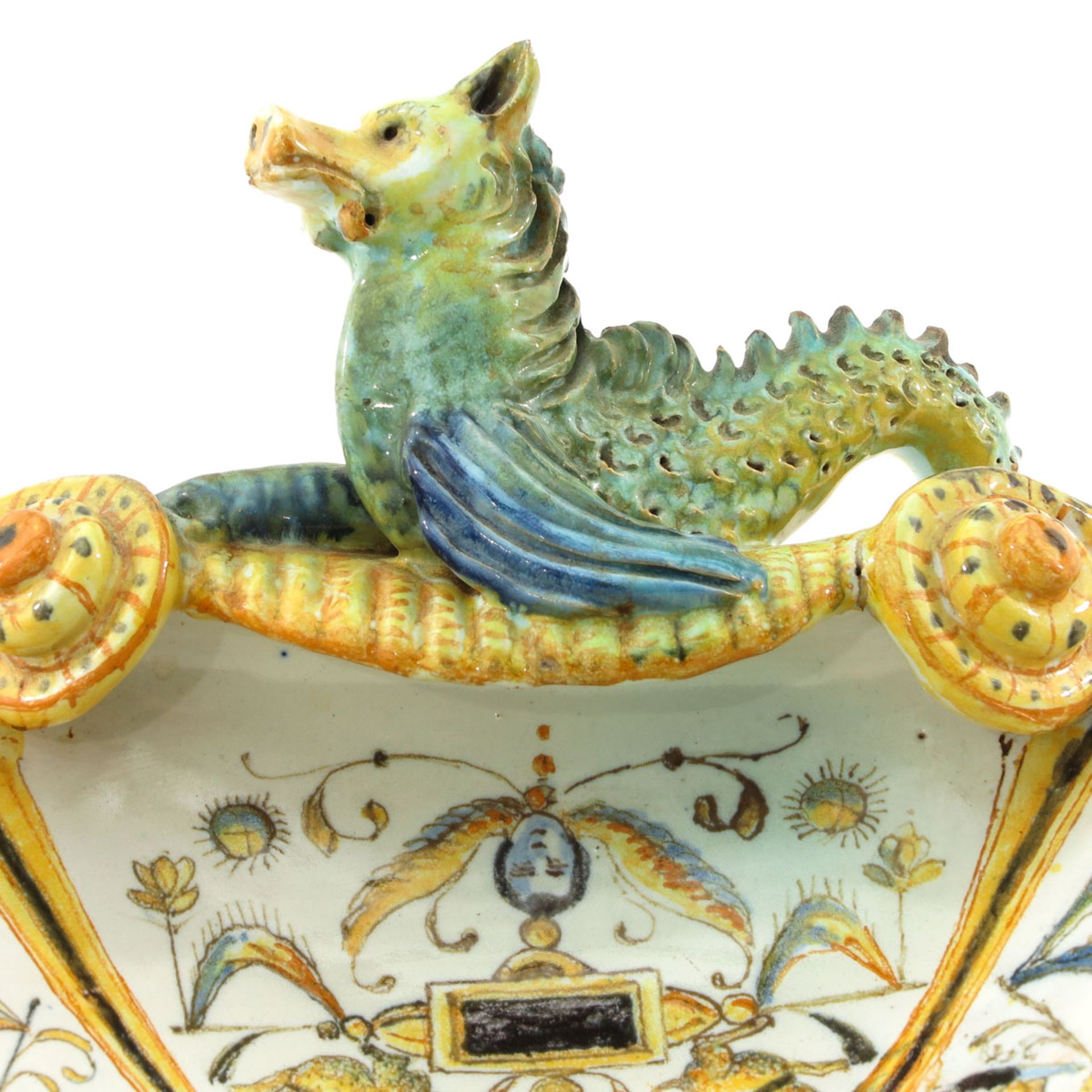 A Majolica Ornamental Bowl Circa 1620 - Bild 8 aus 9