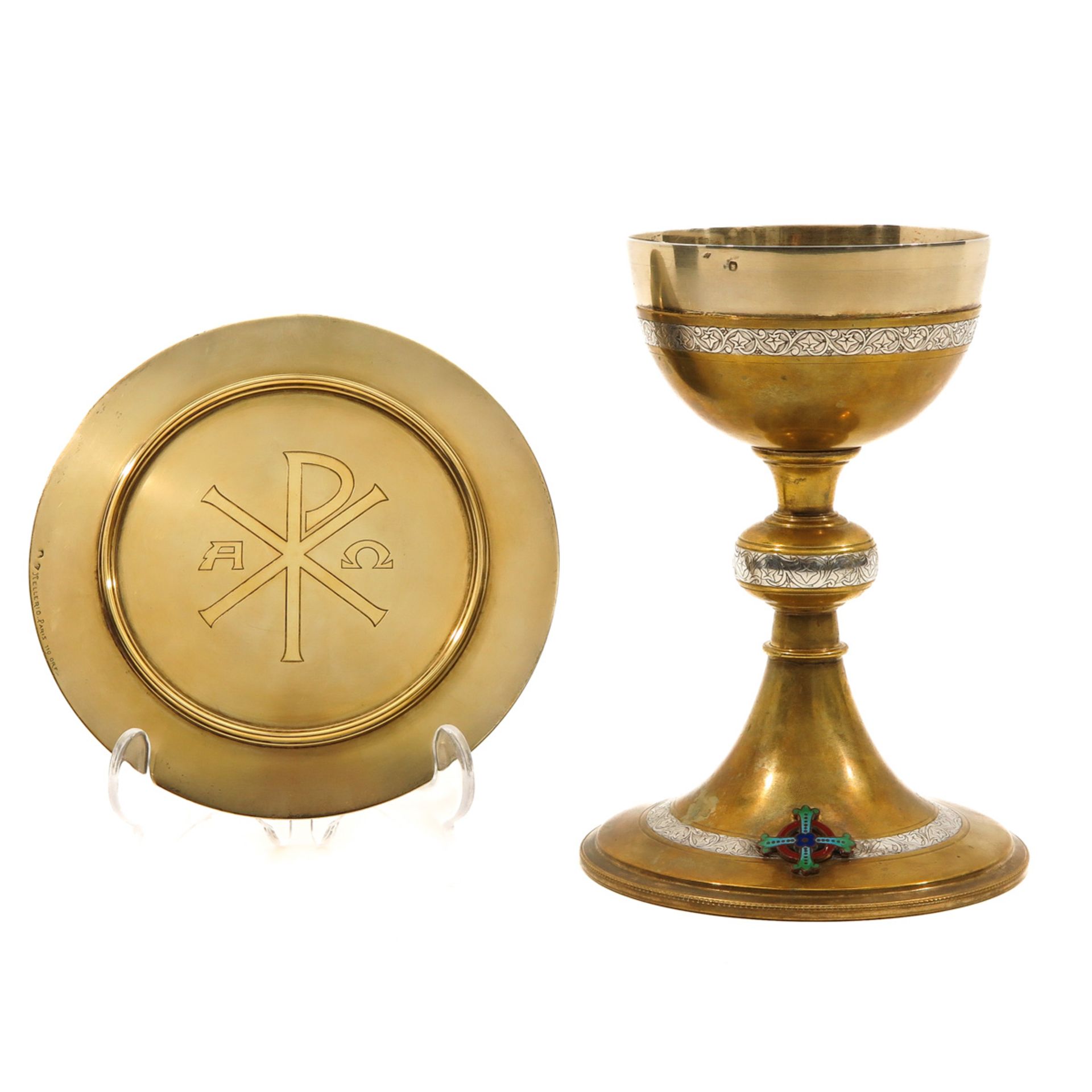 A Chalice with Silver Paten