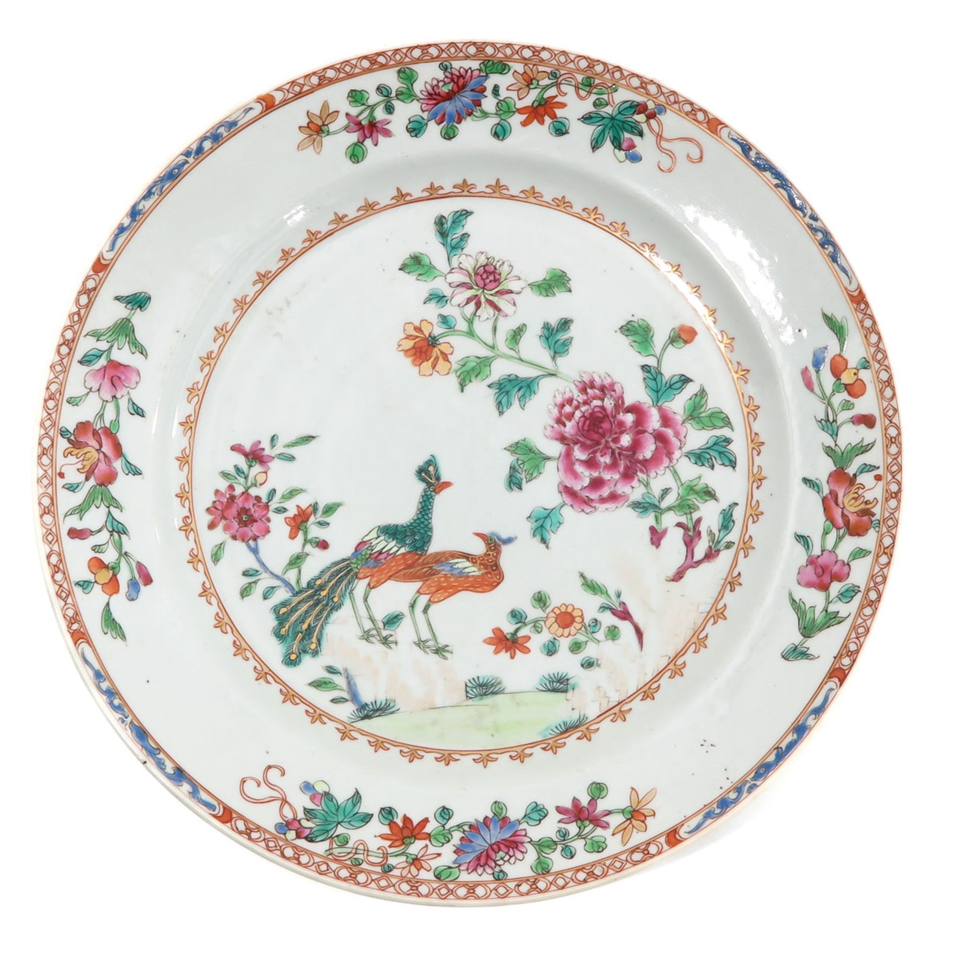 A Collection of 3 Famille Rose Plates - Bild 3 aus 10