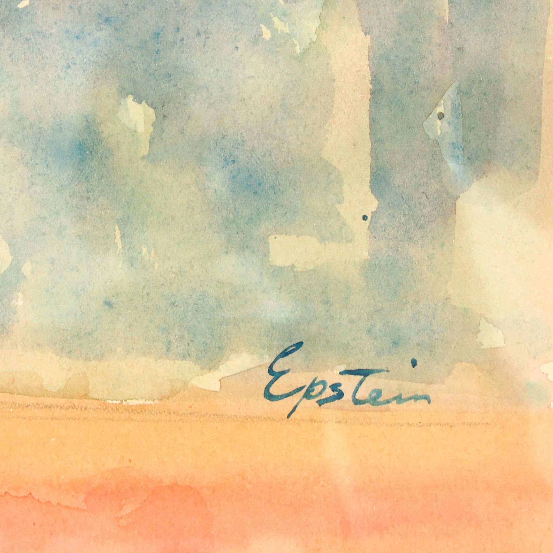 A Water Color Signed J. Epstein - Bild 3 aus 5