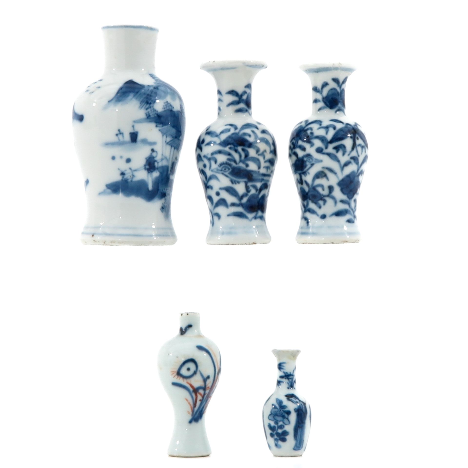 A Collection of 5 Miniature Vases - Bild 4 aus 10