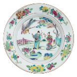 A Famille Rose Plate