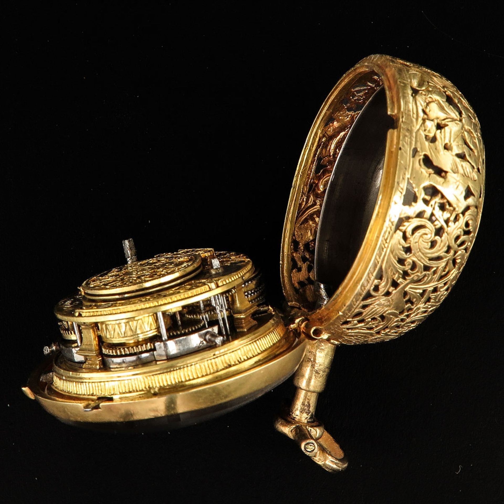 An 18th Century 18KG Pocket Watch Signed Royal London - Bild 8 aus 8