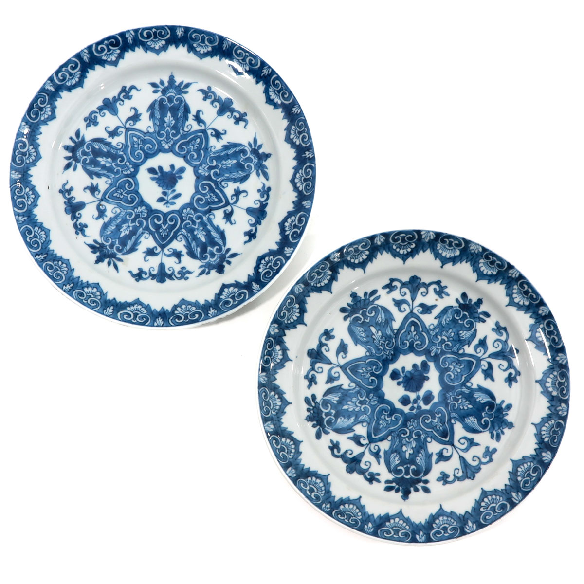 A Series of 5 Blue and White Plates - Image 3 of 10
