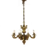 A Gilt Bronze Hanging Lamp