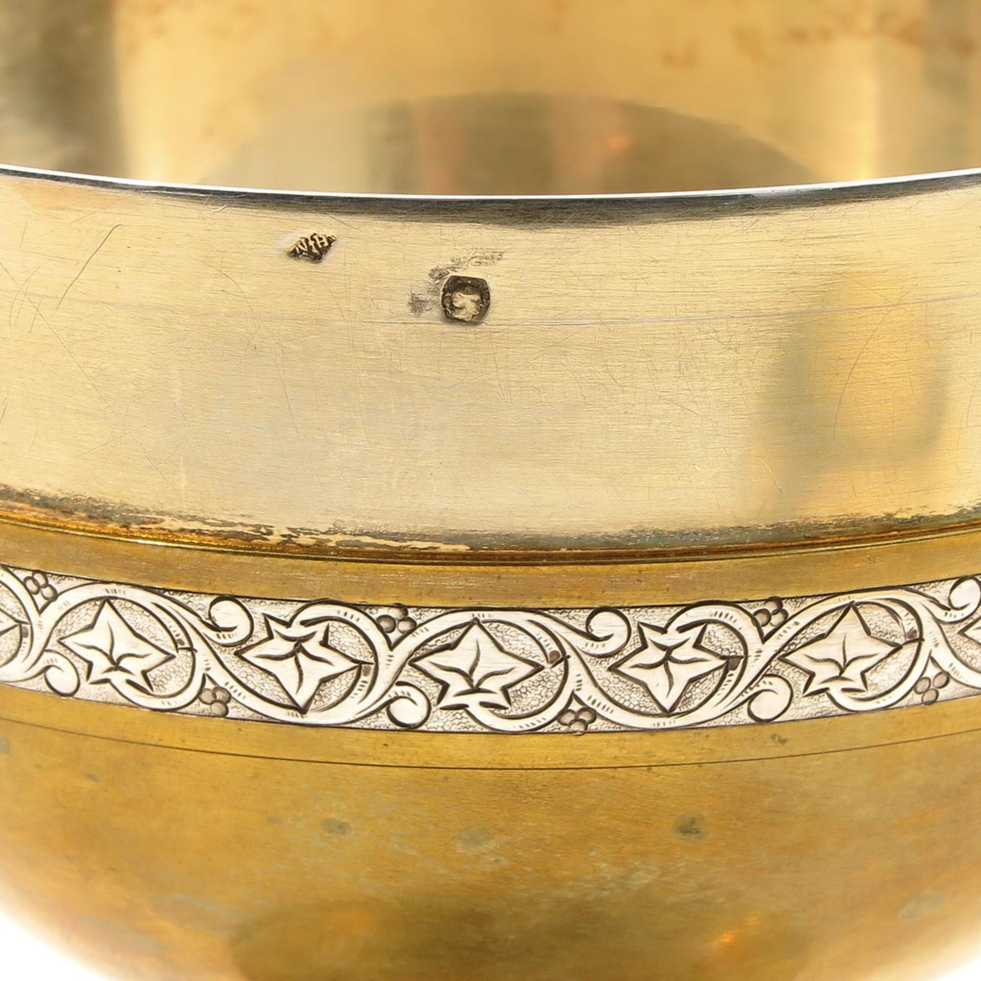 A Chalice with Silver Paten - Image 7 of 10
