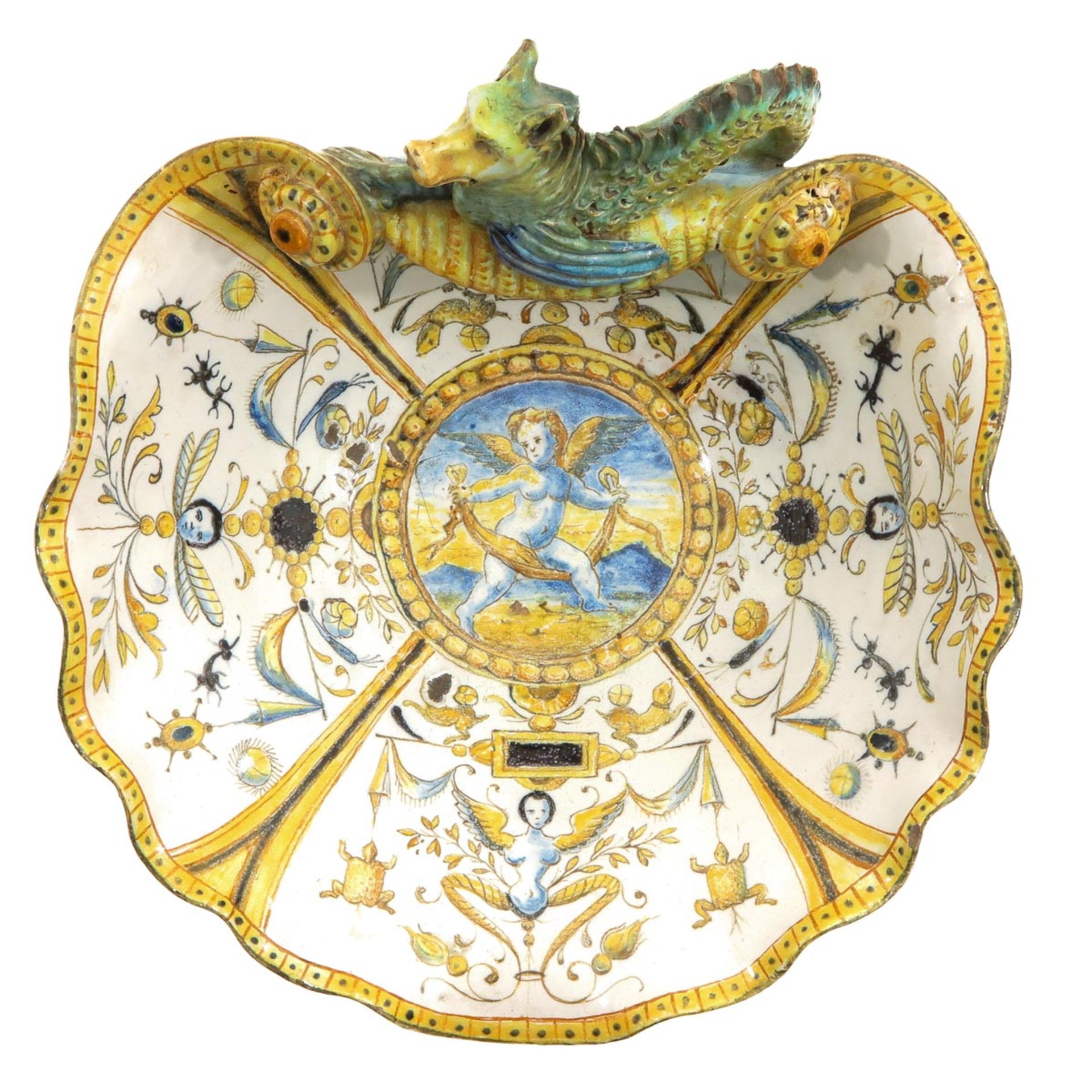 A Majolica Ornamental Bowl Circa 1620 - Image 5 of 9