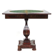 A 19th Century Mahogany Game Table