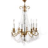 A Baccarat Chandelier