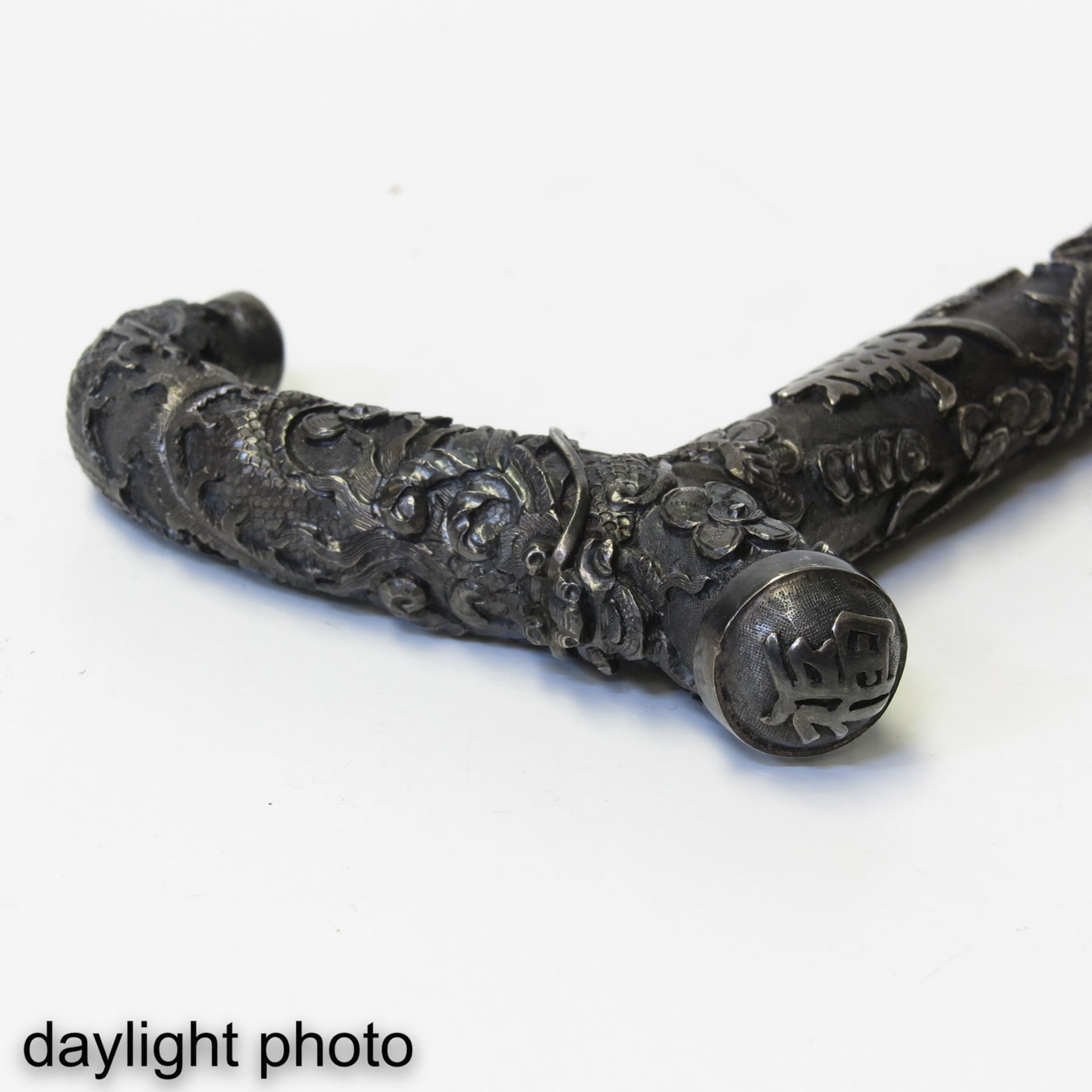 A Silver Walking Stick Handle - Image 5 of 5