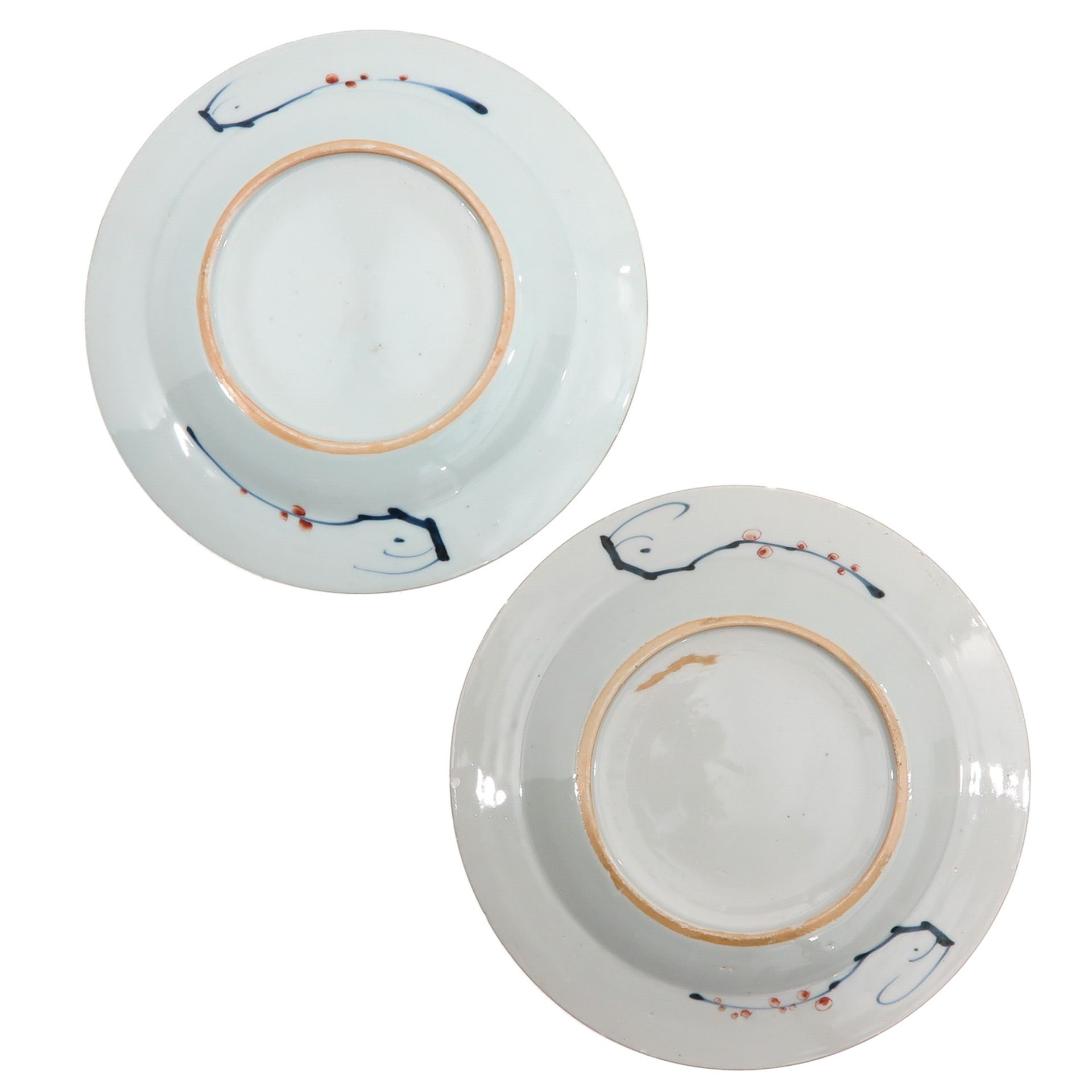 A Pair of Doucai Decor Plates - Image 2 of 9