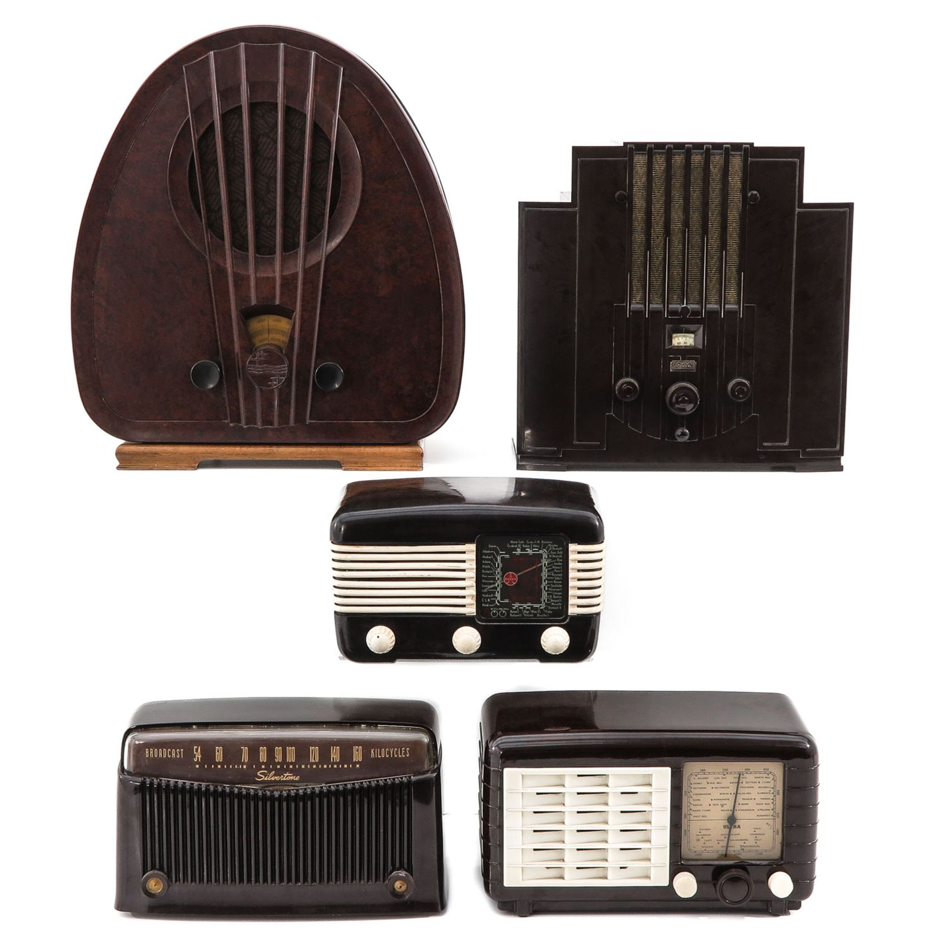 A Collection of Bakelite Radios