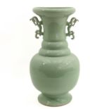 A Large Celadon Vase