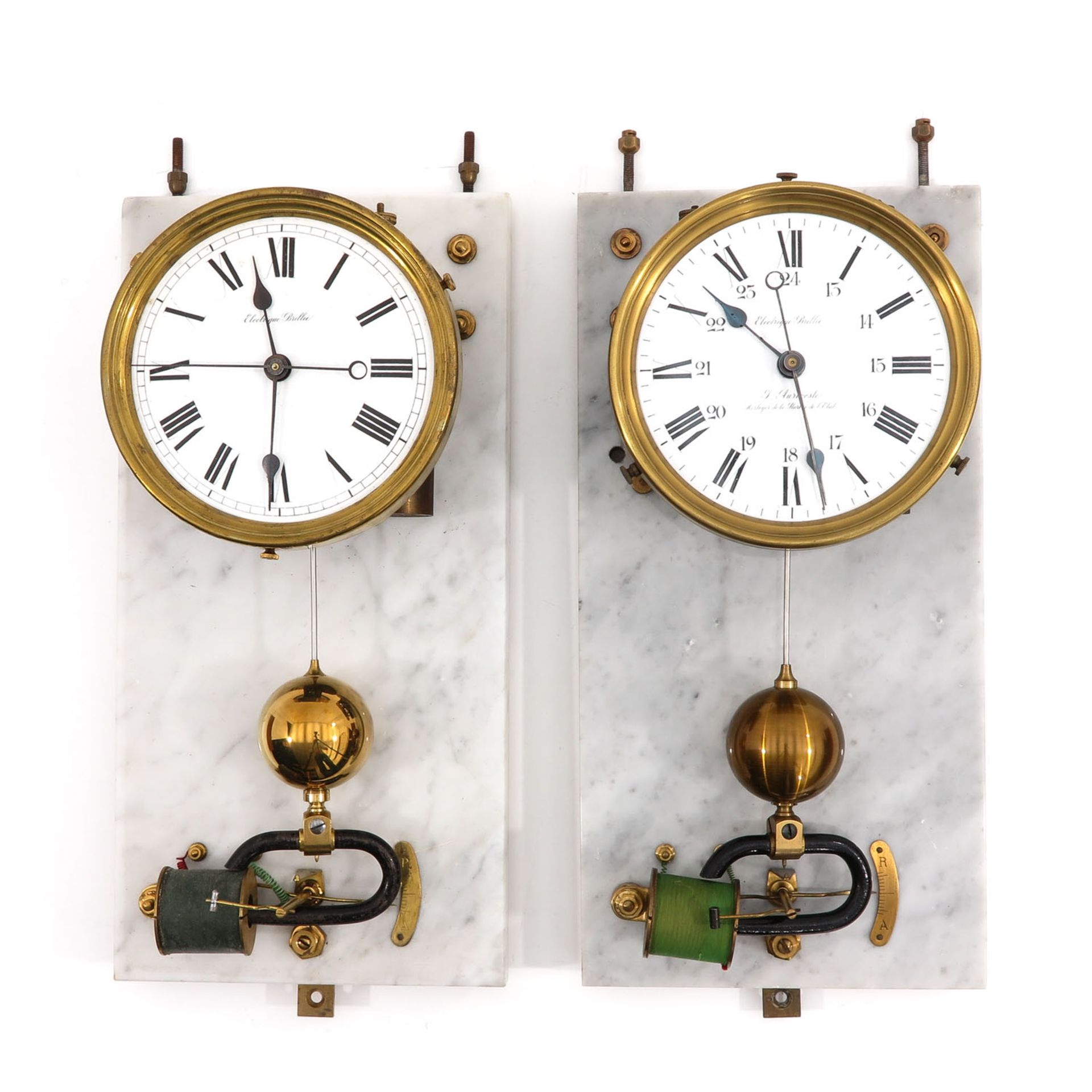 A Lot of 2 Electric Clocks - Bild 2 aus 7