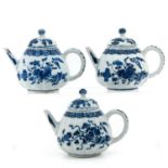 A Collection of 3 Teapots
