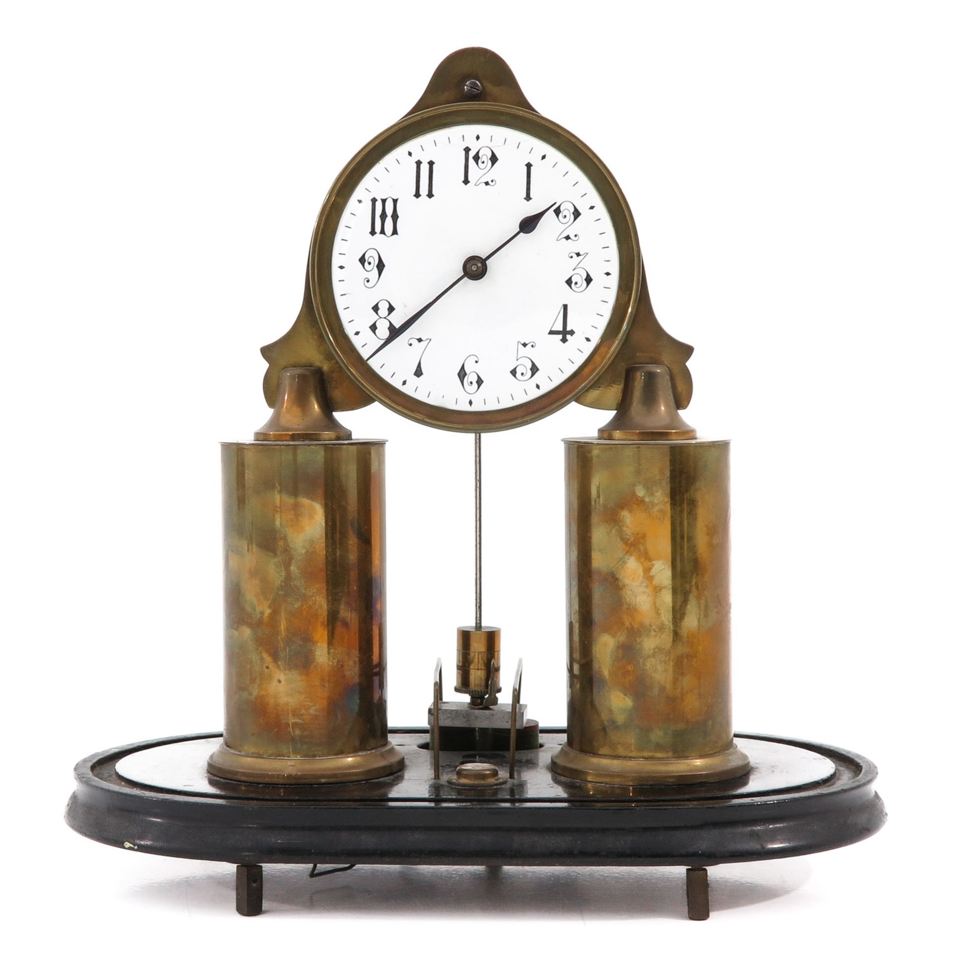 A Lot of 2 Electric Clocks under Glass Domes - Bild 6 aus 7