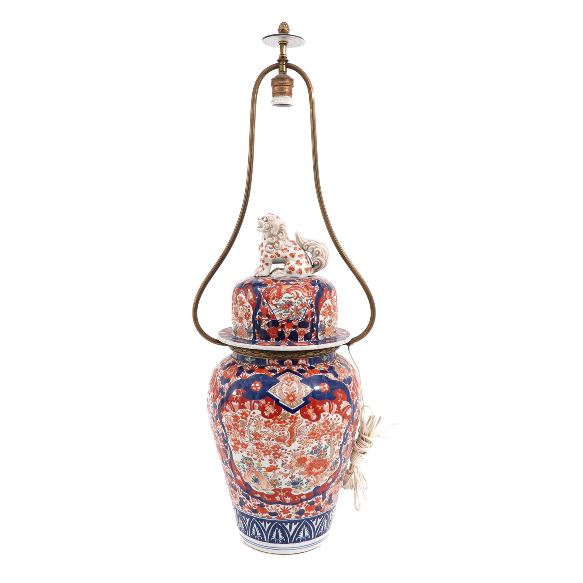 An Imari Lamp