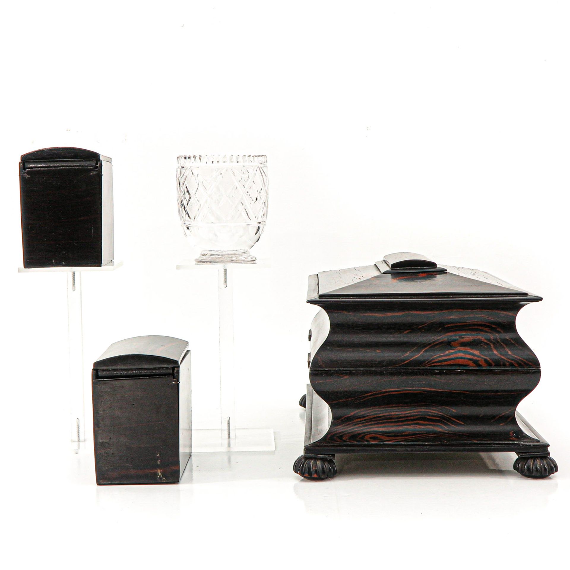 A 19th Century Rosewood Tea Box - Bild 4 aus 9