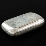 A Russian Silver Snuff Box 1884