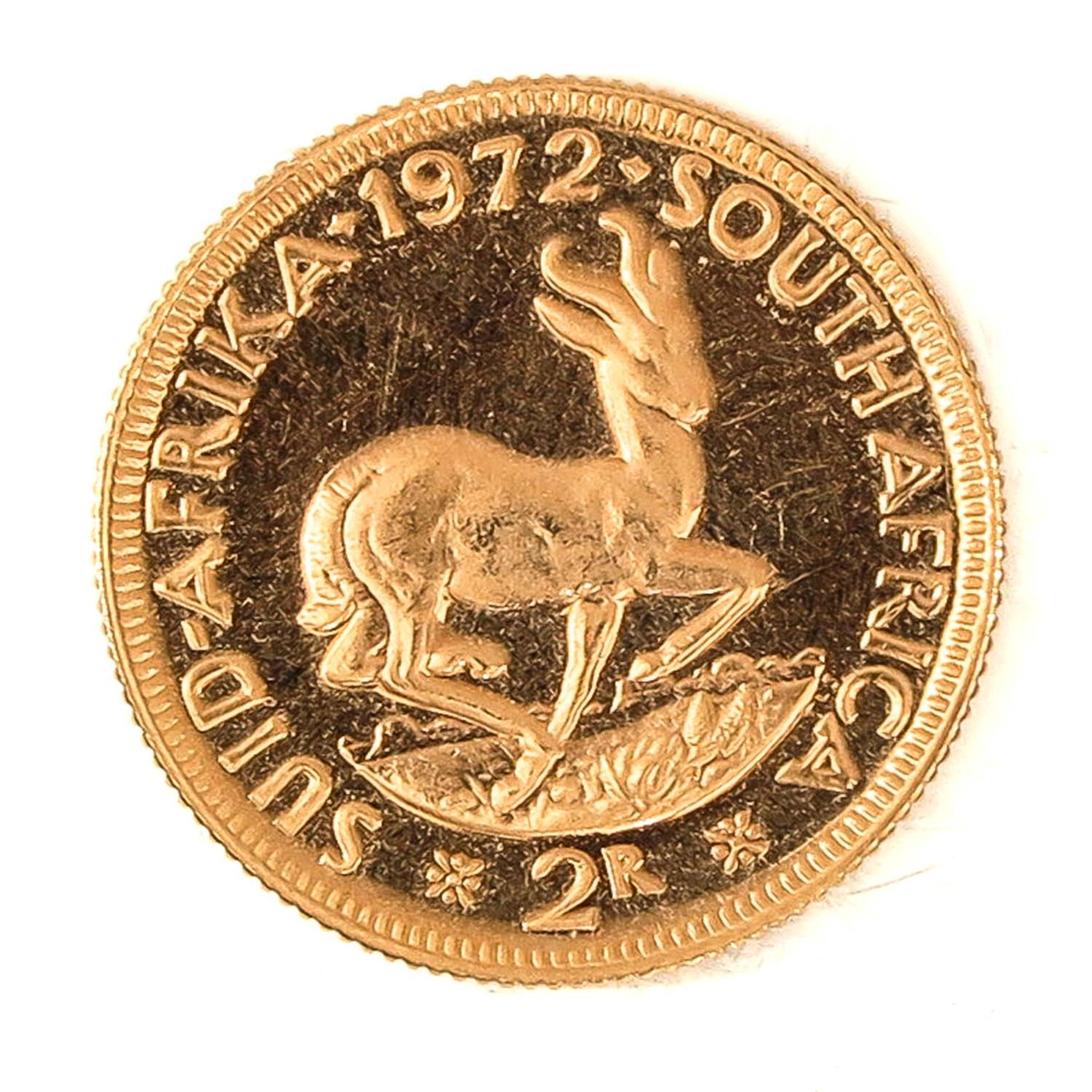 A South African 2R Rand Gold Coin