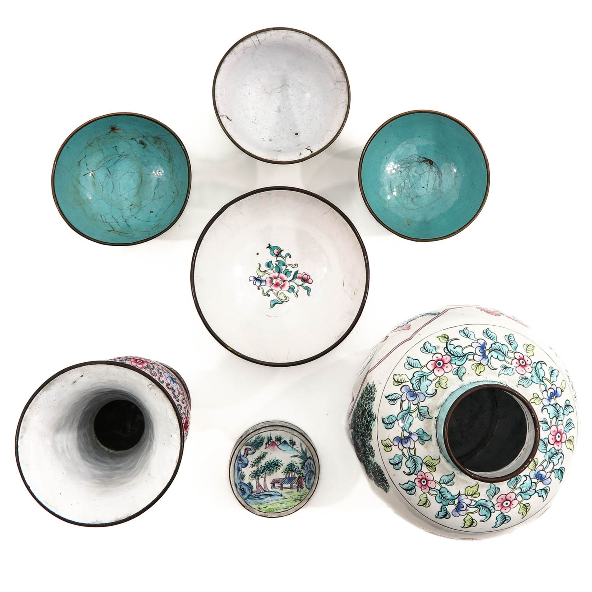 A Collection of Chinese Enamel - Image 5 of 10