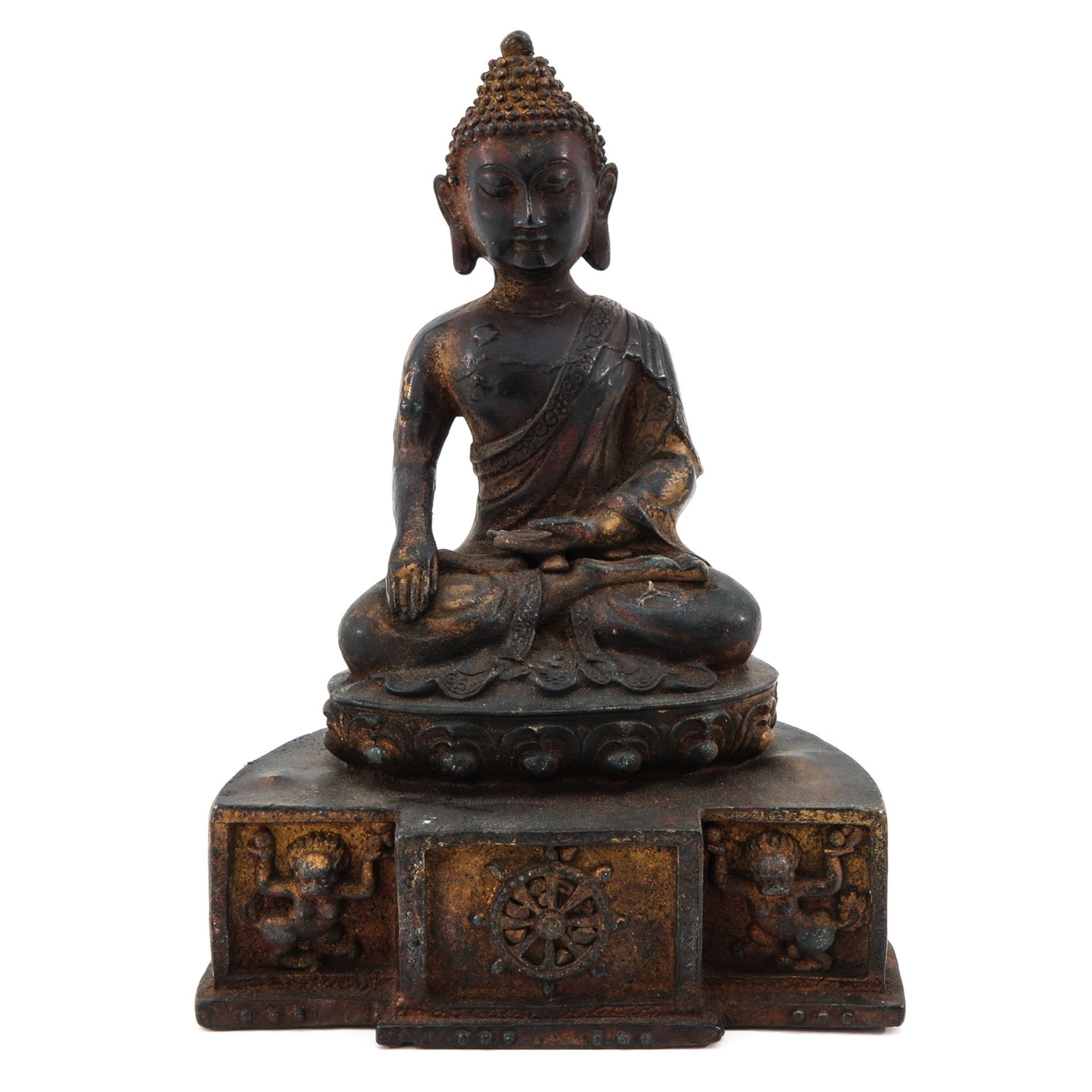 A Bronze Buddha Sculpture