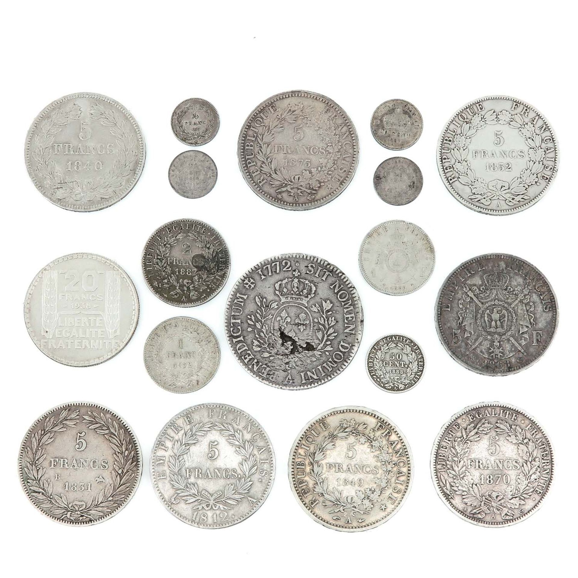 A Collection of French Silver Coins
