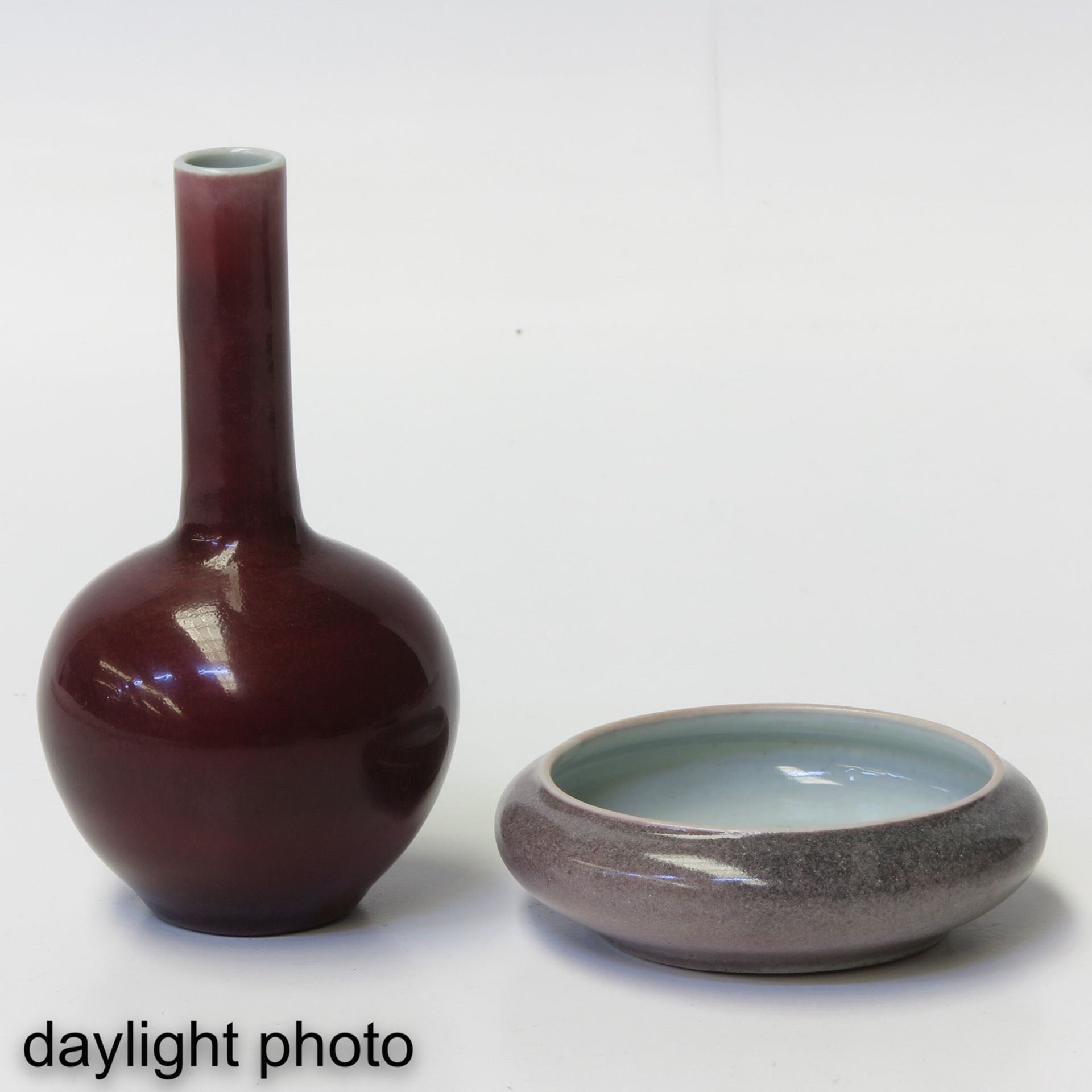 A Vase and Brush Washer - Image 7 of 10