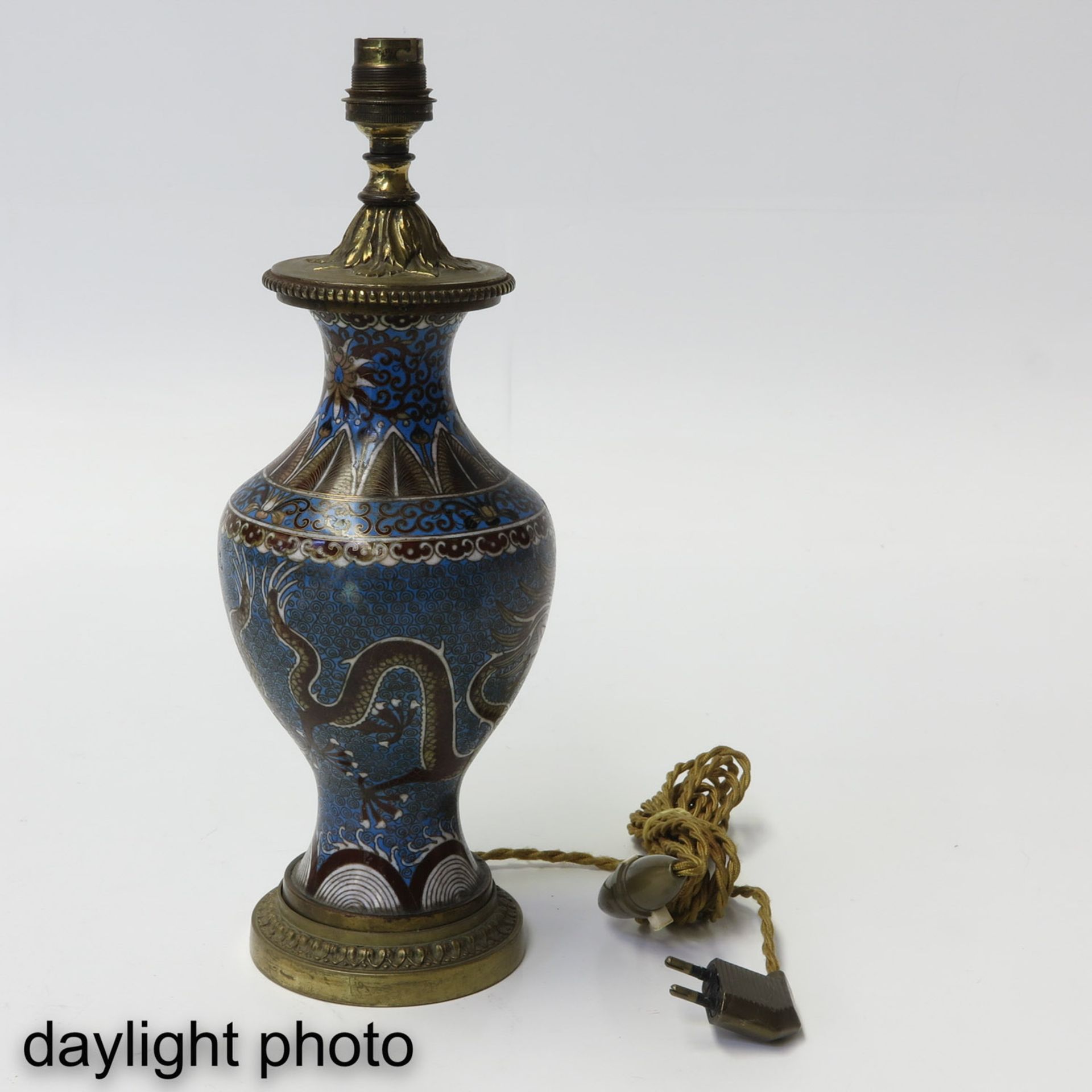 A Cloisonne Lamp - Image 7 of 9