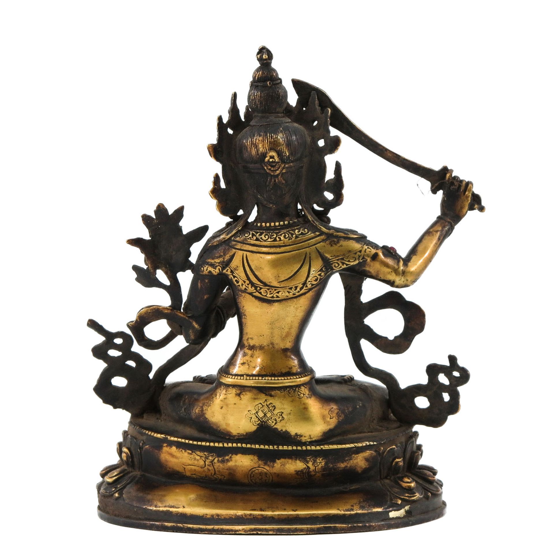 A Bronze Buddha Sculpture - Bild 3 aus 10
