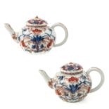 A Pair of Imari Teapots