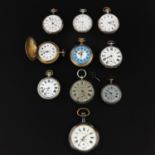 A Collection of 10 Pocket Watches