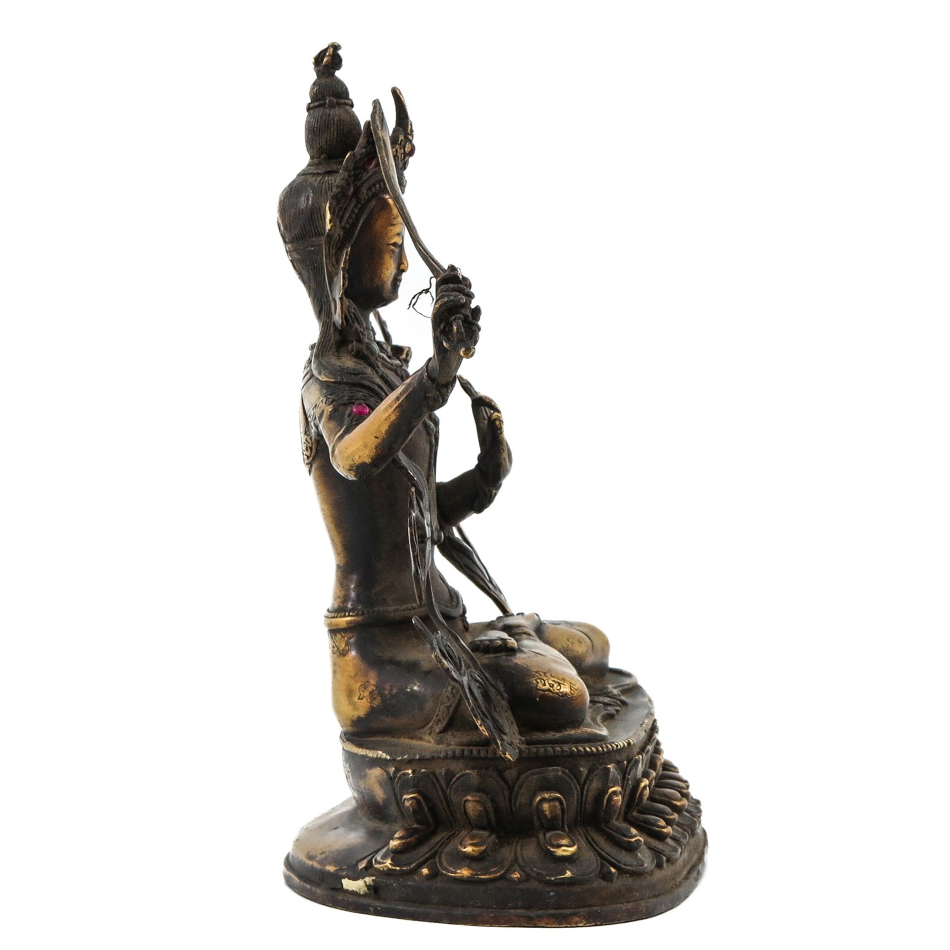 A Bronze Buddha Sculpture - Bild 4 aus 10