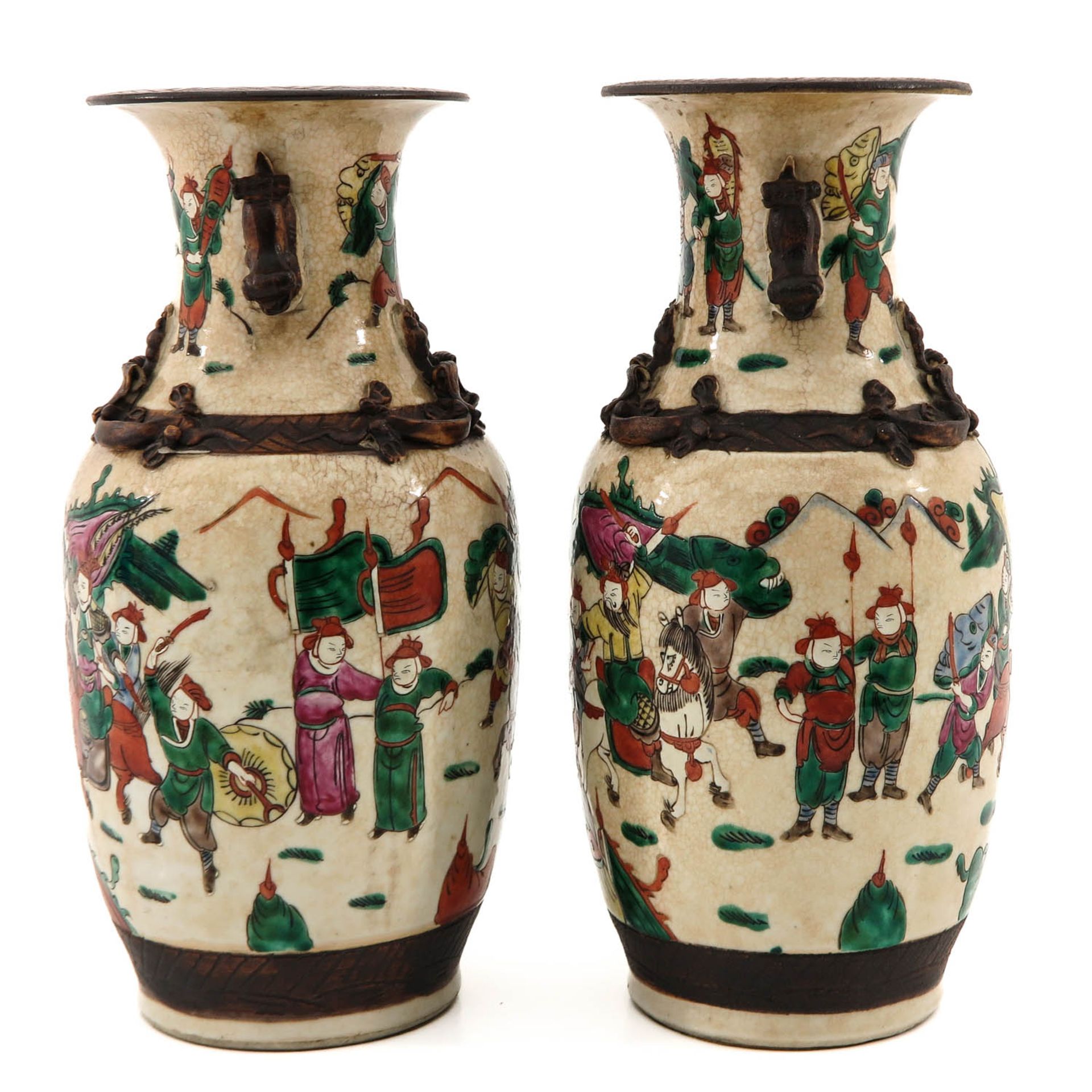 A Pair of Nanking Vases - Bild 2 aus 10