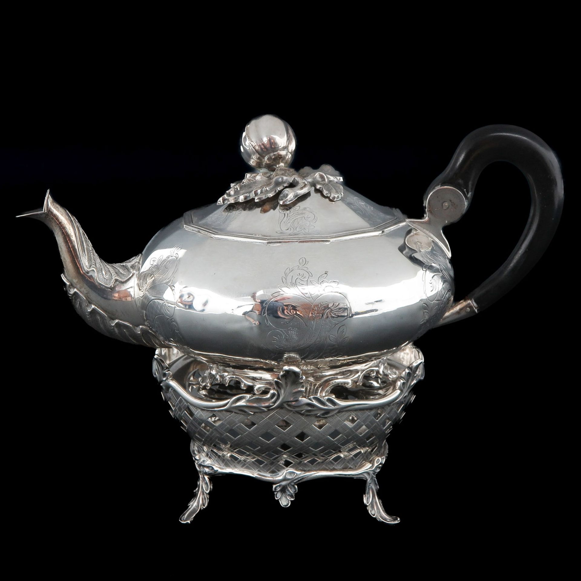 A Silver Comfort and Coffee Pot