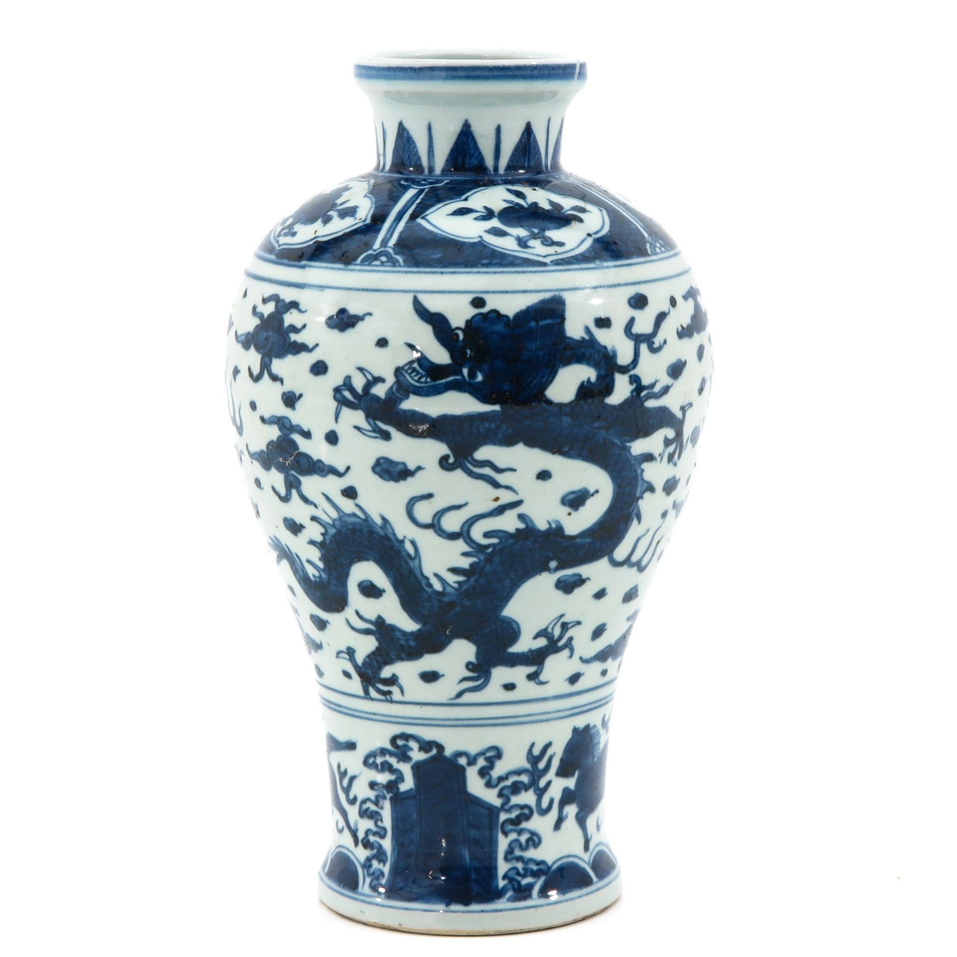 A Blue and White Vase