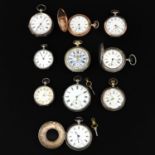 A Collection of 10 Pocket Watches